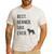 Best Berner Dad Ever Bernese Mountain Dog Lovers Dad Men Men's Casual T-Shirt White