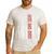 Best Dad Ever US American Flag Gift For Father's Day Short Sleeve Men's Casual T-Shirt White