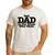 Best Dad In The Whole Wide World Men's Casual T-Shirt White Best Dad In The Whole Wide World Men's Casual T-Shirt White