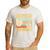 Best Siamese Cat Dad Ever Retro Vintage Sunset Men's Casual T-Shirt White Best Siamese Cat Dad Ever Retro Vintage Sunset Men's Casual T-Shirt White