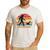 Bigfoot Walking a Dog Bernedoodle Dog Dad Men's Casual T-Shirt White