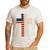 Blessed Dad Christian From Daughter Son Jesus Patriotic Men's Casual T-Shirt White