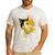 Calico Cat With Flowers For Mom Dad Women Men Kids Botanical Men's Casual T-Shirt White
