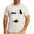 Cat Chemistry Periodic Table Cat Dad Cat Mom Men's Casual T-Shirt White