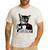 The Cat Father Cool Cat Dad Cat Lovers Men's Casual T-Shirt White