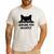Cat For Cat Lover Mom Dad Cat Judging You Silently Men's Casual T-Shirt White