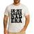 In My Cheer Dad Era Cheerleader Dad Sports Groovy Men's Casual T-Shirt White