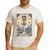 Cheer Dad Tarot Card Skeleton Cheerleading Fathers Day Men's Casual T-Shirt White Cheer Dad Tarot Card Skeleton Cheerleading Fathers Day Men's Casual T-Shirt White