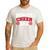 Cheer Stepdad Bonus Cheer Dad Red Men's Casual T-Shirt White