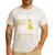 Childhood Cancer Survivor Support Step Dad Of A Warrior Men's Casual T-Shirt White