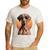 Cool Retro Vizsla Dog Mom Dad Vintage Pet Lovers Men's Casual T-Shirt White