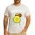 Cute Avocado For Dad Men Fruit Avocado Pear Lovers Men's Casual T-Shirt White