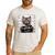 Cute Cat Mugshot Humorous Cat For Cats Lover Cat Mom Cat Dad Men's Casual T-Shirt White