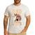Cute Dad Of The Birthday Girl Horse Family Party Men's Casual T-Shirt White