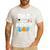 Dad Of The Birthday Boy Astronaut Family Space Planets Men's Casual T-Shirt White