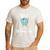 Dad Of The Birthday Boy Donut Theme Party Blue Father Men's Casual T-Shirt White Dad Of The Birthday Boy Donut Theme Party Blue Father Men's Casual T-Shirt White