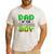 Dad Of The Birthday Boy Family Gaming Pixel Birthday Party Men's Casual T-Shirt White