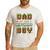 Dad Of The Birthday Boy Gamer Pixel Birthday Party Matching Men's Casual T-Shirt White