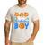 Dad Of The Birthday Boy Milk And Cookies 1 Year Old Men's Casual T-Shirt White