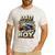 Dad Of The Birthday Boy Monster Truck Family Matching Party Men's Casual T-Shirt White