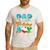 Dad Of The Birthday Boy Ofishally One Family Matching Party Men's Casual T-Shirt White