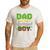 Dad Of The Birthday Boy Pixel Gamer Party Matching Family Men's Casual T-Shirt White