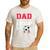 Dad Of The Birthday Boy Shirt Soccer Party Family Daddy Men's Casual T-Shirt White