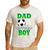 Dad Of The Birthday Boy Soccer Stars Outfit Men's Casual T-Shirt White