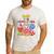 Dad Of The Birthday Girl Candyland Colorful Lollipop Party Men's Casual T-Shirt White