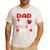 Dad Of The Birthday Girl Family Ladybug Birthday Men's Casual T-Shirt White