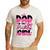 Dad Of The Birthday Girl Pink Family Birthday Girls Party Men's Casual T-Shirt White