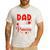 Dad Of The Birthday Princess Strawberry Theme Bday Party Men's Casual T-Shirt White Dad Of The Birthday Princess Strawberry Theme Bday Party Men's Casual T-Shirt White