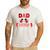 Dad Of The Birthday Twins Ladybug Birthday Family Matching Men's Casual T-Shirt White