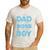 Dad Of The Boss Birthday Party Outfit Like A Boss Daddy Men's Casual T-Shirt White