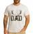 Dad Deer Hunting Camo Father Hunters Buck Camouflage Nature Men's Casual T-Shirt White
