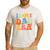 In My Dad Era Groovy Papa Daddy Fathers Day For Men Men's Casual T-Shirt White In My Dad Era Groovy Papa Daddy Fathers Day For Men Men's Casual T-Shirt White