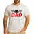Dad Of The Fast One 1st Birthday Racing Car Family Men's Casual T-Shirt White