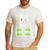 Dad Of Four Low Battery Father Of 4 Kids Dad Men's Casual T-Shirt White