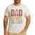 Dad Level Unlocked Father To Be New Daddy Men's Casual T-Shirt White