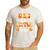 Dad Little Cutie Baby Shower Orange 1st Birthday Party Men's Casual T-Shirt White