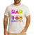 Dad Little Monster Kids 1st Birthday Party Family Monster Small Men's Casual T-Shirt White