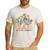 Dad Of The Little Wildflower Birthday Party Baby Shower Men's Casual T-Shirt White