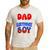 Dad And Mom Birthday Boy Spider Family Matching Men's Casual T-Shirt White