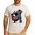 Dad Mom Cool Dog Sunglasses Pitbull Men's Casual T-Shirt White