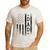 Dad Patriotic American USA Flag Father's Day Dad Men's Casual T-Shirt White