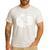 Dad Of Both Proud Football And Cheer Dad Men's Casual T-Shirt White Dad Of Both Proud Football And Cheer Dad Men's Casual T-Shirt White