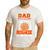 Dad Of Rookie 1st Basketball Bday Theme Matching Men's Casual T-Shirt White Dad Of Rookie 1st Basketball Bday Theme Matching Men's Casual T-Shirt White