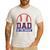 Dad Of Rookie 1st Birthday Baseball Theme Matching Party Men's Casual T-Shirt White Dad Of Rookie 1st Birthday Baseball Theme Matching Party Men's Casual T-Shirt White