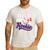 Dad Rookie Of Year 1st Birthday Baseball Theme Matching Men's Casual T-Shirt White