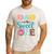 Dad Of The Sweet One 1st Birthday Girl Donut Party Men's Casual T-Shirt White
